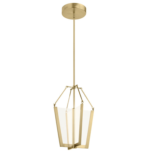 Elstead Kichler Calters Geïntegreerde LED Hanglamp Champagne Goud, 3000K