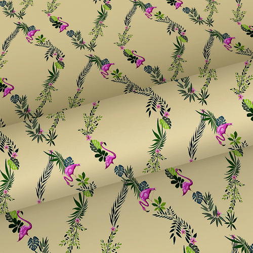 Walls4You behang tropische planten geel en groen - 53 cm x 10 m - 640108 - vtwonen shop