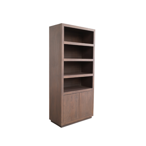 Starfurn  boekenkast Brussel - bruin - 45x90x200cm - vtwonen shop