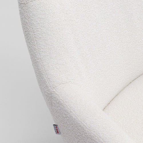 Kare Design Draaifauteuil Mimi creme