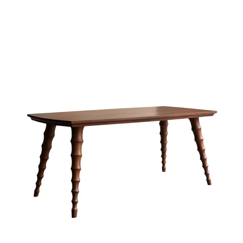 Tikamoon Anouk - Eettafel van massief mangohout voor 4/6 personen. - Bruin - vtwonen shop
