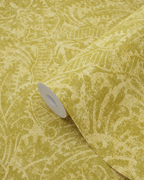 ESTAhome behang ornamenten okergeel - 50 x 900 cm - 131615 - vtwonen shop