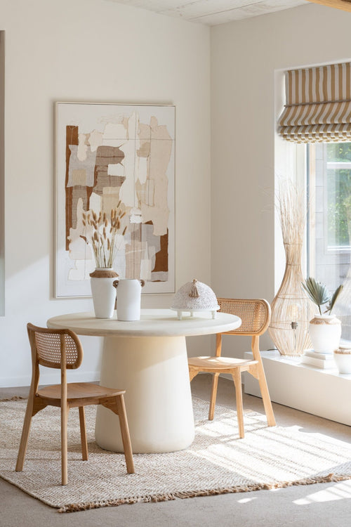 J-Line tafel Ram - hout - beige