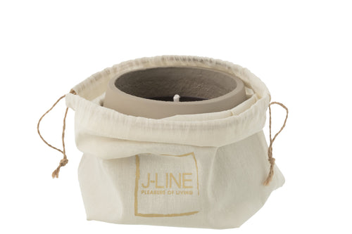 J-Line buitenkaars Cyra - cement - grijs - medium