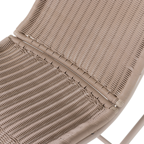 WOOOD schommelstoel tuin Tom - Kunststof - Zand - 97x51x95