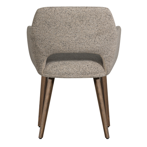 WOOOD eetkamerstoelen houten bruinen poot Murat - Naturel - Set van 2 - vtwonen shop