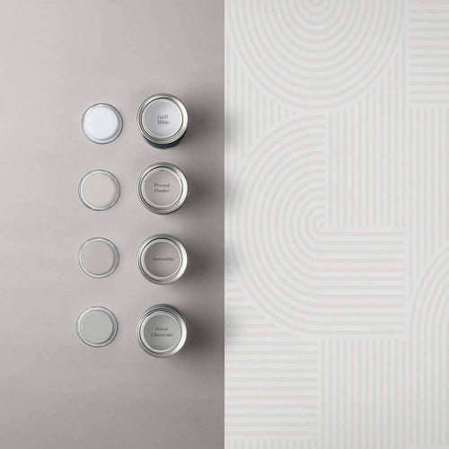 Graham & Brown Vliesbehang - Centra White - 10mx52cm - vtwonen shop