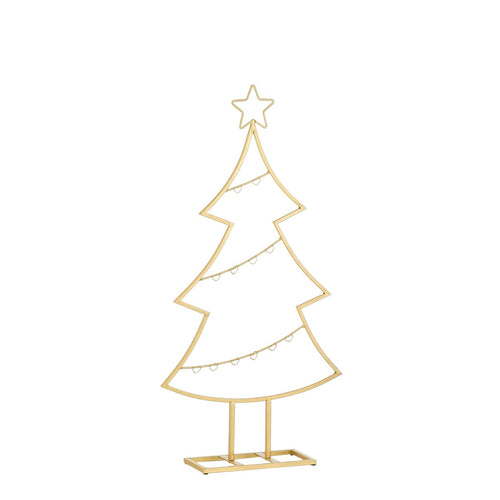 Mica Decorations Decoratie boom goud - l40xb12xh78,5cm
