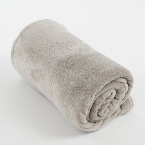 Mica Decorations Famke Fleece Plaid - L180 x B130 cm - Beige
