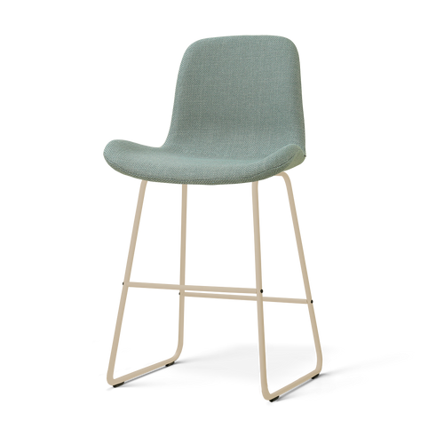 Nolon Nino-Fé barkruk saliegroen - beige onderstel - 65 cm