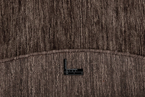 Vloerkleed MOMO Rugs Panorama Uni Rond Dark Brown 250 rond