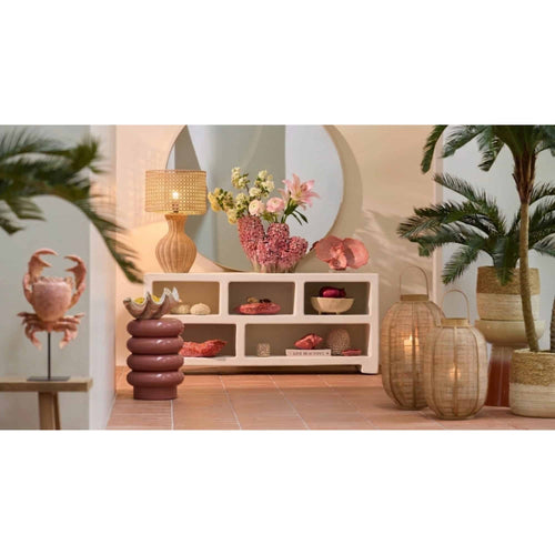 Light & Living vaas Flower - roze - 35x21x28cm