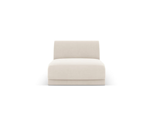 Micadoni Bestuurder Miley flueel lichtbeige - 90x75x70cm