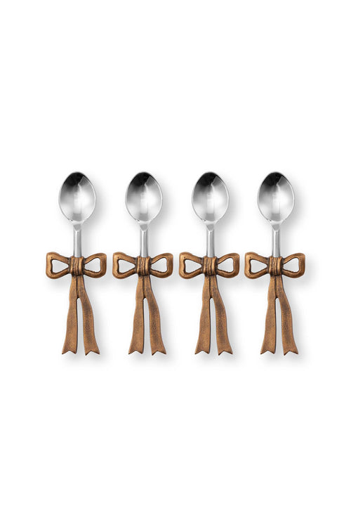 vtwonen - Theelepels - Metaal - Goud - 14 cm - Set van 4