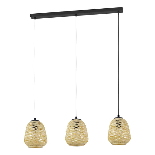 EGLO hanglamp Dembleby - e27 - 90 cm - zwart - vtwonen shop