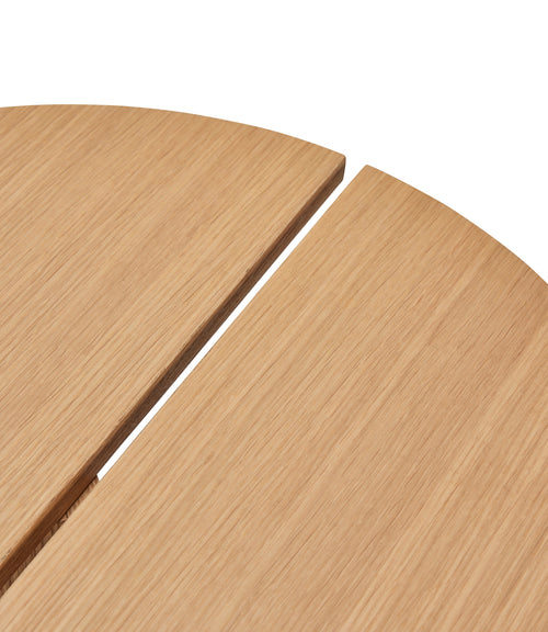 Hübsch bijzettafel Dash - mdf/okoumé fineer - ø55xh40cm