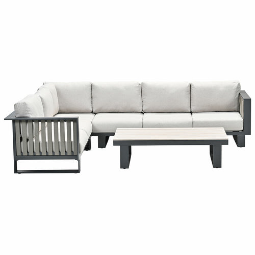 Garden Impressions loungeset Gabon taupe R - 5-delig
