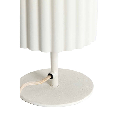 Light & Living tafellamp Ardales - wit - Ø16cm