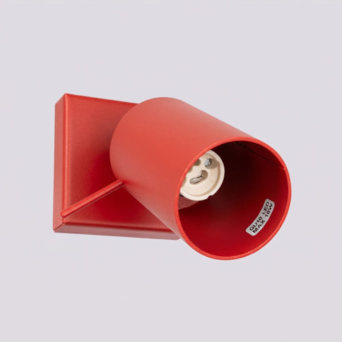 Sollux Lighting Wandlamp RING rood - 8x16x8cm
