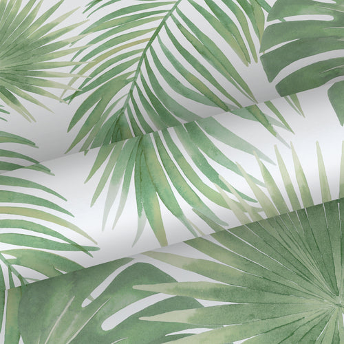Walls4You behang tropische bladeren lichtgroen - 53 cm x 10.05 m - 935310 - vtwonen shop