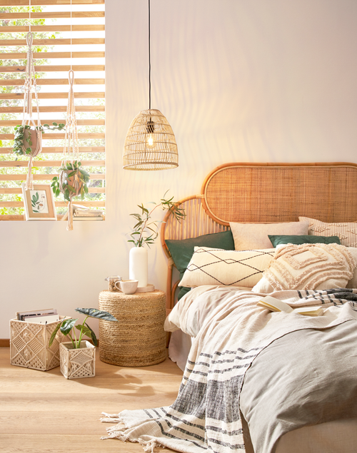 EGLO hanglamp Ayesgarth - e27 - ø 33 cm - zwart/hout - vtwonen shop