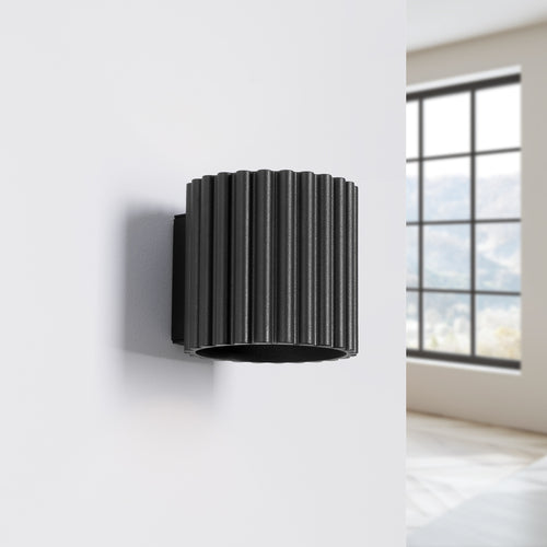 Sollux Lighting Wandlamp AURA zwart G9 - 10x12x10cm