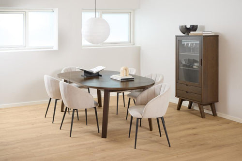 Rebellenclub Vitrinekast Mala - Donker Eiken - vtwonen shop