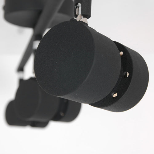 Steinhauer spot natasja - 3 lichts - 68x 12 cm - zwart