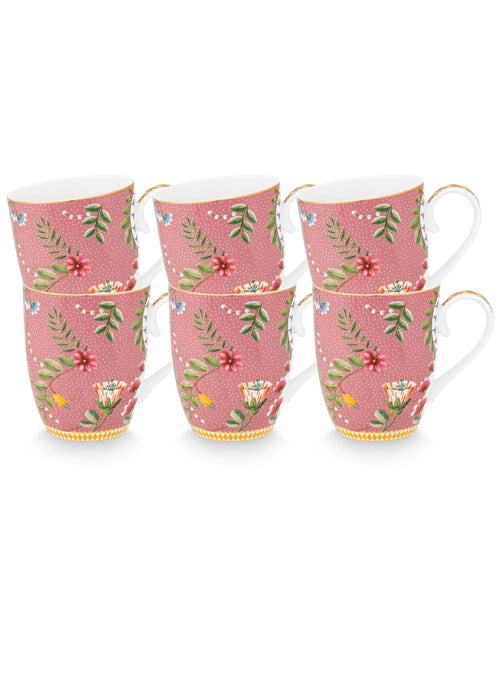 Pip Studio - La Majorelle Mokken - Servies set van 6 - 365ml - vtwonen shop