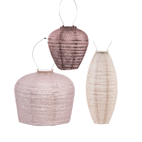 Lumiz Tuinlamp op zonne energie - Solar Lampion - Saint Lucia Set - 3 stuks