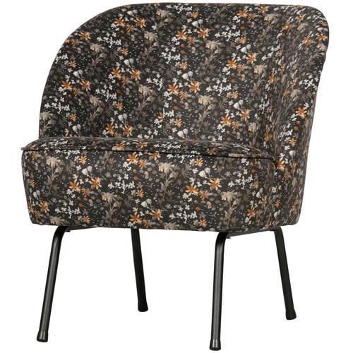 BePureHome fauteuil Vogue - Velvet - Aquarel Flower - 69x57x70 - vtwonen shop