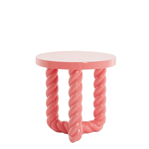 Light & Living bijzettafel Vallejo - roze - Ø46cm - vtwonen shop