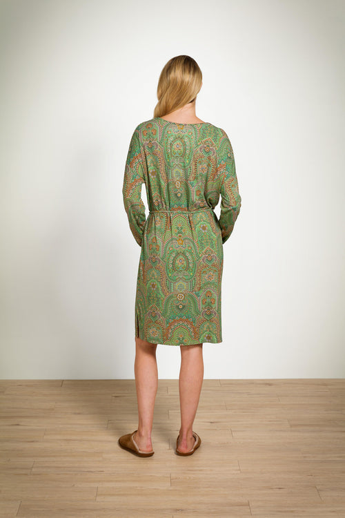 Pip Studio - Dido Nachthemd Lange Mouw Dames - Jabali - Groen - XS - vtwonen shop