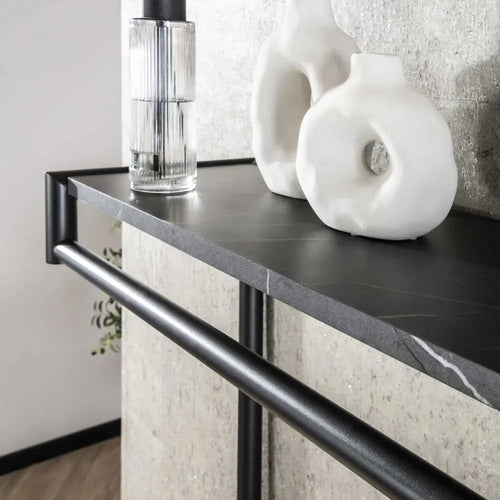 Ylumen Kapstok Tenaro - B 100 cm H 80 cm - marmer zwart