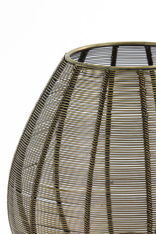 Light & Living tafellamp SUNEKO  - 25x25x34cm - brons - vtwonen shop