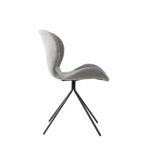 Zuiver OMG Eetkamerstoelen Licht Grijs - Set van 2