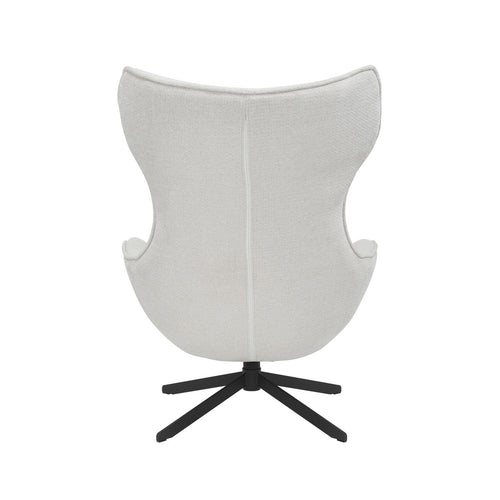 Starfurn Fauteuil Olivia - Off White Stof - 77x85x108cm