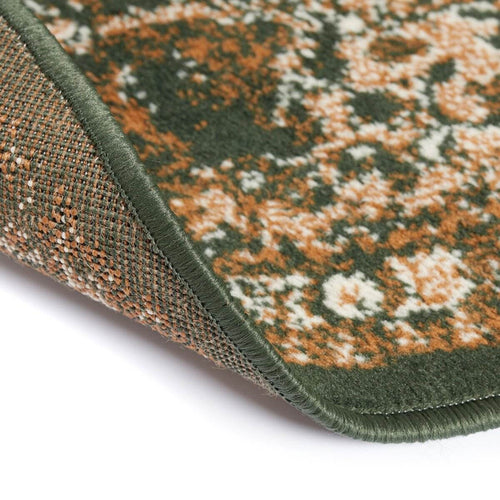 Interieur05 Rond Vintage Vloerkleed Keshan Groen - 190 x 190 cm - vtwonen shop