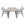 Garden Impressions Tuinset Ross sand 5-delig - Penedo tuintafel 160x90 cm