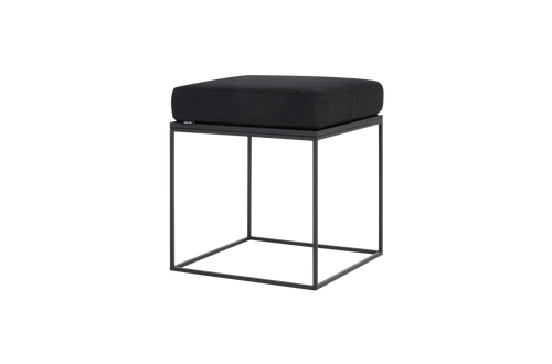 noo.ma FEO Poef - Black Oak / Black Tie Wool - vtwonen shop