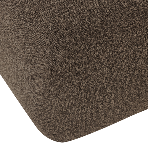 WOOOD poef Mojo Base - Bouclé - Bruin Melange - 45x84x64