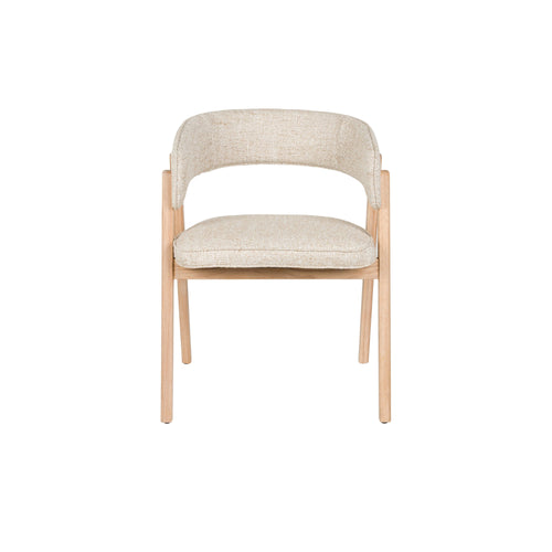 Zuiver Bright Eetkamerstoel Armleuning Beige