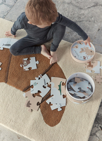 OYOY Puzzel World - karton - vtwonen shop