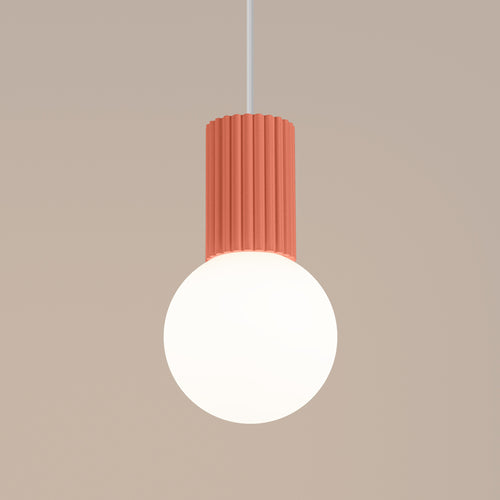 Sollux Lighting Hanglamp HALO 1 perzik - 12x12x120cm
