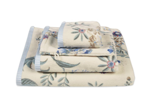 Pip Studio gastendoek Secret Garden - 30x50 cm - whiteblue