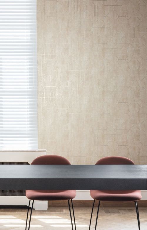 Masureel behang steen zand beige - 53 cm x 10.05 m - 630724 - vtwonen shop