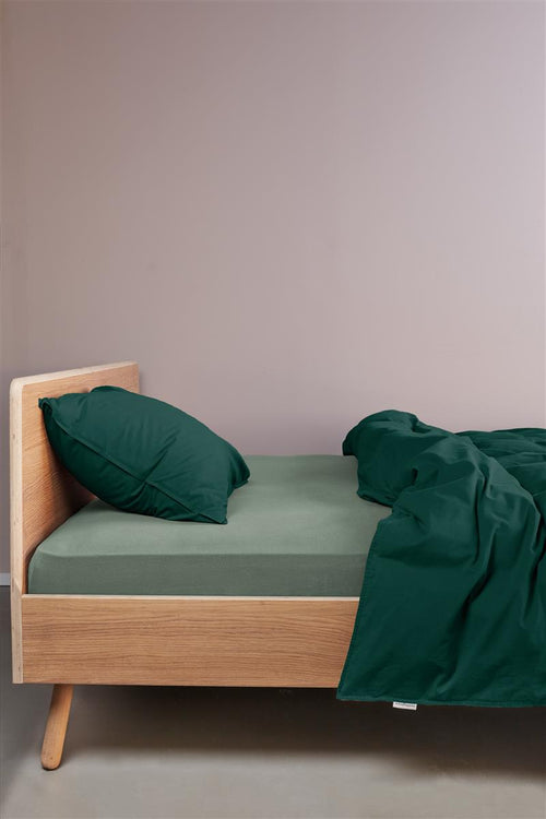 Beddinghouse - Jersey - Split-topper - Hoeslaken - 160x220 cm - Groen