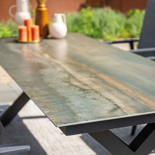 Garden Impressions tuinset Senja - sintra - Rome bronze - 240x100 cm - 7-delig