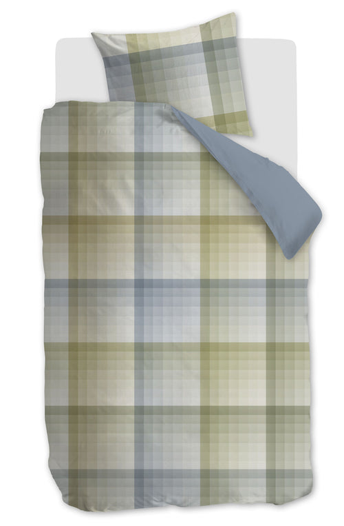 Beddinghouse Dekbedovertrek Sil - 140 x 200/220 cm - Blauw Groen