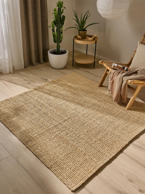 benuta jute vloerkleed Svea - natuur - 150x150 cm